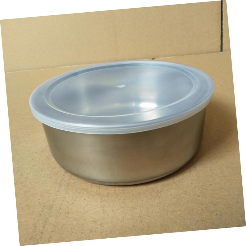 Mikinona Space-Saving Nesting Food Containers with Leakproof Lids Stainless Steel