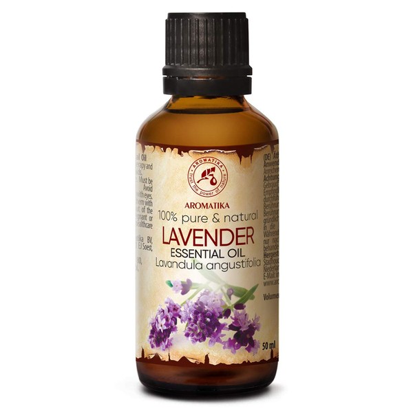 Lavender Essential Oils 1.7 Fl Oz for Diffusers - Aromatherapy - Pure Lavender Oil - Fragrance Oil for Sleep - Skin Care - Body - Hair