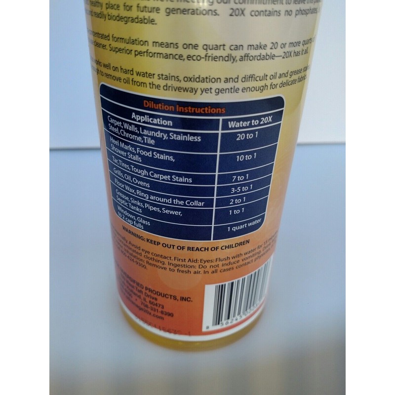 ADVANAGE 20X Cleaner All-Purpose Concentrate - Citrus w/spray bottle