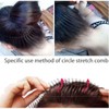 comb Headband full circle stretch comb 3pcs tooth flexible plastic