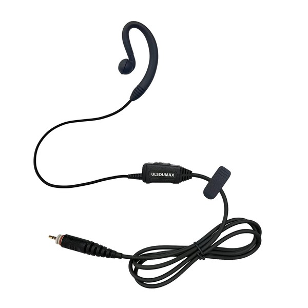 ULSOUMAX Compatible with Motorola Earbuds G Shape PTT with Mic