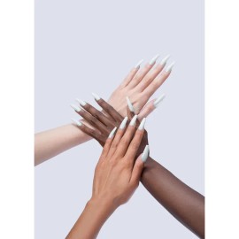 White Gel Nail Polish 045 – Long-Lasting, High Shine UV/LED Compatible Gel for Nails, Professional Nail Art & Salon Use