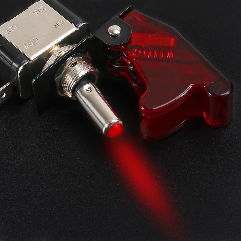 JUZITAO 6PCS Rocker Toggle Switch 12V 20A Heavy Duty Switch