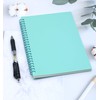 Yansanido Spiral Notebook, 3 Pcs A5 Thick Plastic Hardcover 8mm