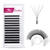 FADVAN 4D W-Shaped Volume Eyelashes, 0.07D Curl, 8-12 mm Mixed