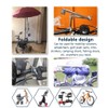 Mobility Scooter Umbrella Holder - Foldable Stainless Steel Mount Stand