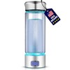 LevelUpWay Hydrogen Water Bottle - Advanced SPE/PEM Technology, Premium Borosilicate