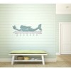 Creative Co-Op Aqua & White Metal Mermaid Wall Décor with