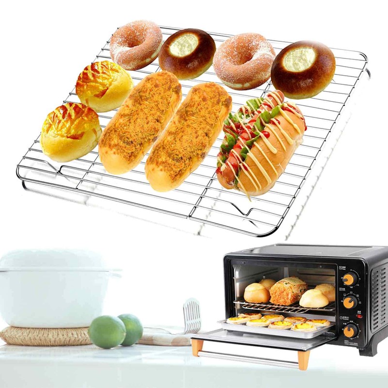 TeamFar Baking Cooling Rack Set of 4, Stainless Steel Rack