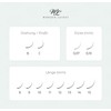 WL Wonder Lashes Fertige Wimpernfächer 10-in-1 für Professionell 0,1 oder