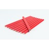 Goodway Pack of 20 Carpenter's Pencils │ Red │ Oval