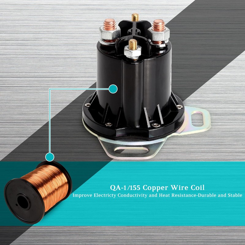 10L0L Golf Cart 48V Solenoid for EZGO RXV, 4 Terminal