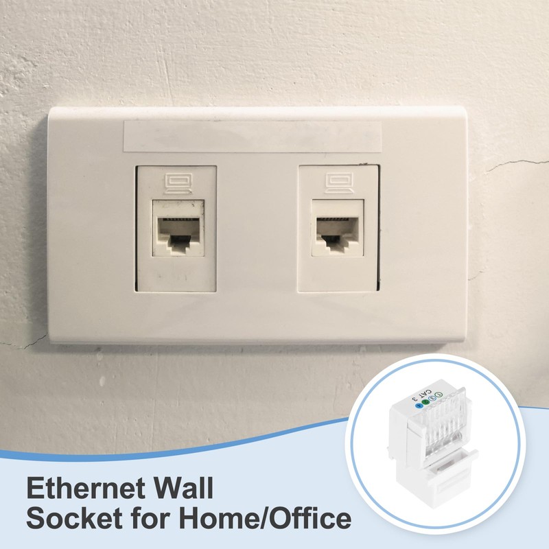 sourcing map 2 Pack RJ11 Cat 3 Telephone Jack, Cat3