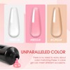 PEACECOLOR Poly Gel Nails Set, 3 Colours, Pink, Blanco, Nude