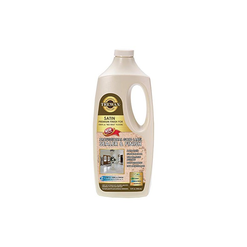 Trewax Professional Gold Label Sealer, Satin, 32-Fluid Ounce