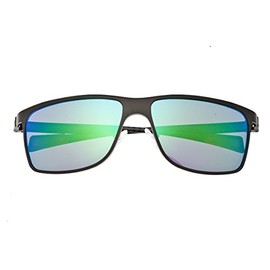 BREED Equator Titanium And Carbon Fiber Sunglasses - Gunmetal/Blue