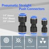 30pcs Straight Push Connectors,Air Line Fittings for 1/4in 5/16in 3/8in