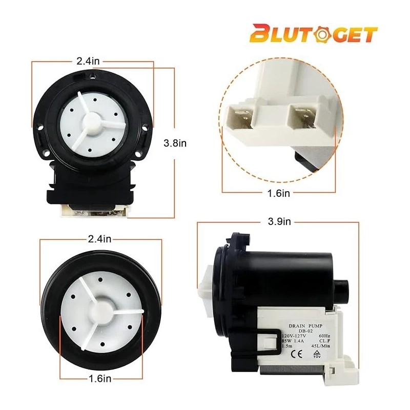 LG WM3997HWA LG Washer Drain Pump