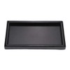 Wooden Tea Tray,Rectangular Black Solid Wood Tea Coffee Snack Fruit