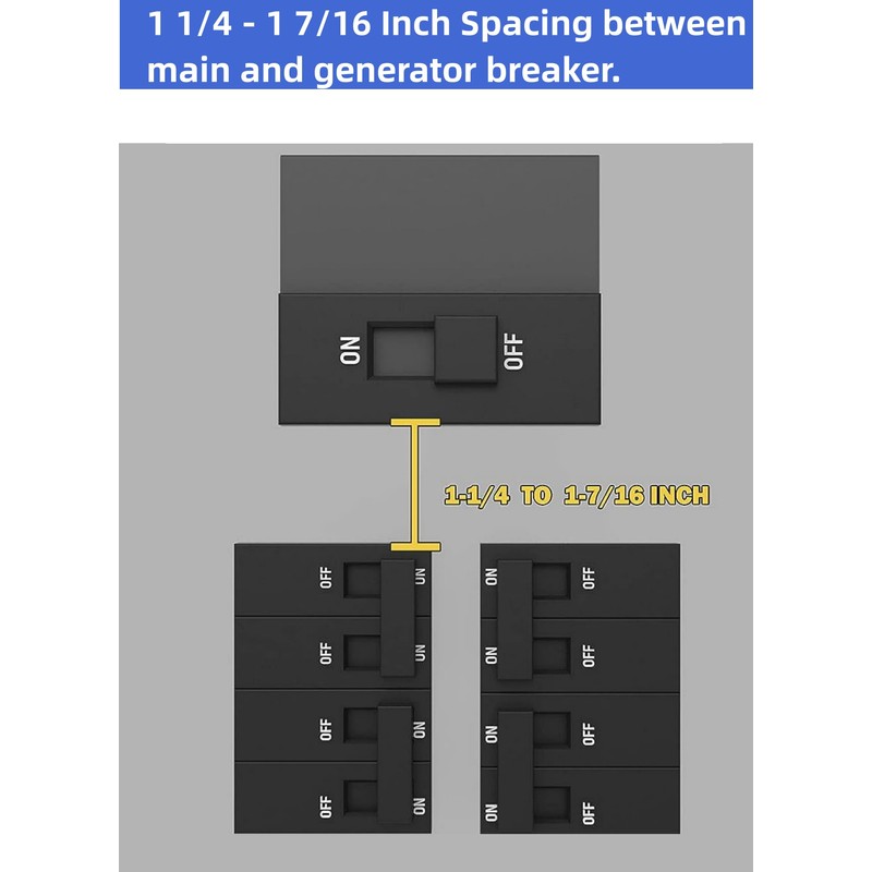 Generator Interlock Kit Compatible with Eaton Cutler Hammer BR Series