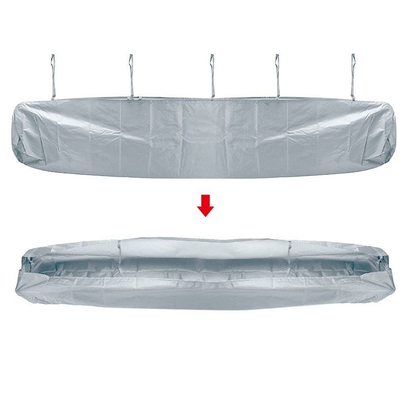 Kisbeibi Patio Awning Canopy Shelter Protective Waterproof Winter Storage Cover(size:4m)