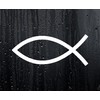 Car Sticker Jesus Ichthys Fish Christian Symbol Religious Window Bumper