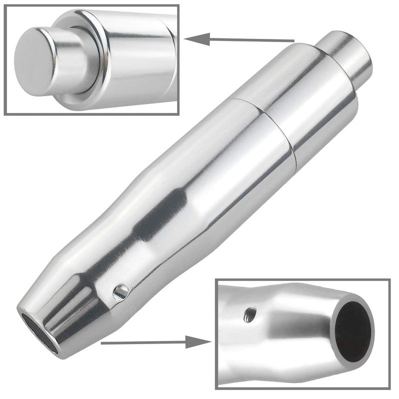 Lunsom Button Shift Knob Aluminum Shift Lever Metal Shift Knob