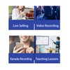 3.5mm Wireless Lavalier Lapel Microphone Intelligent Noise Canceling Automatic Pairing