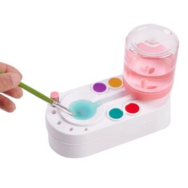 NELAPARO Limpiador de Pinceles de Pintura, Suministros de Arte, Limpiador de Pinceles de Pintura para Artista, Enjuague de Pinceles de Pintura para, Acuarela y Pinturas a Base de Agua