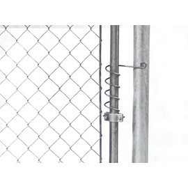 Automatic Chain Link Self Closing gate Closer. Adjustable Closing Tension, Outdoor Gate Spring, Works Great for Pool and Dog Gates or Any Chainlink gate – Made in USA