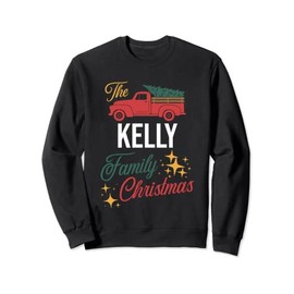 The Kelly Family Christmas Pyjamas Gift Sweatshirt, black, s