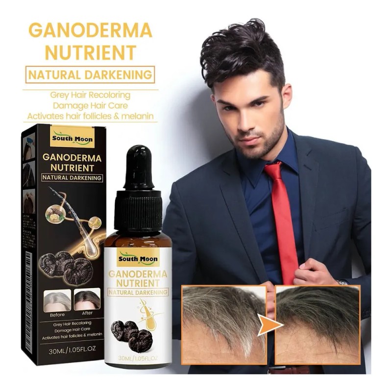 Aceite Sérum Para Cabello Gris, Tratamiento Reparador Antien