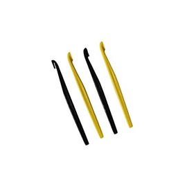 NewTupperware Fruit Orange Citrus Peeler Yellow Black Set of 4