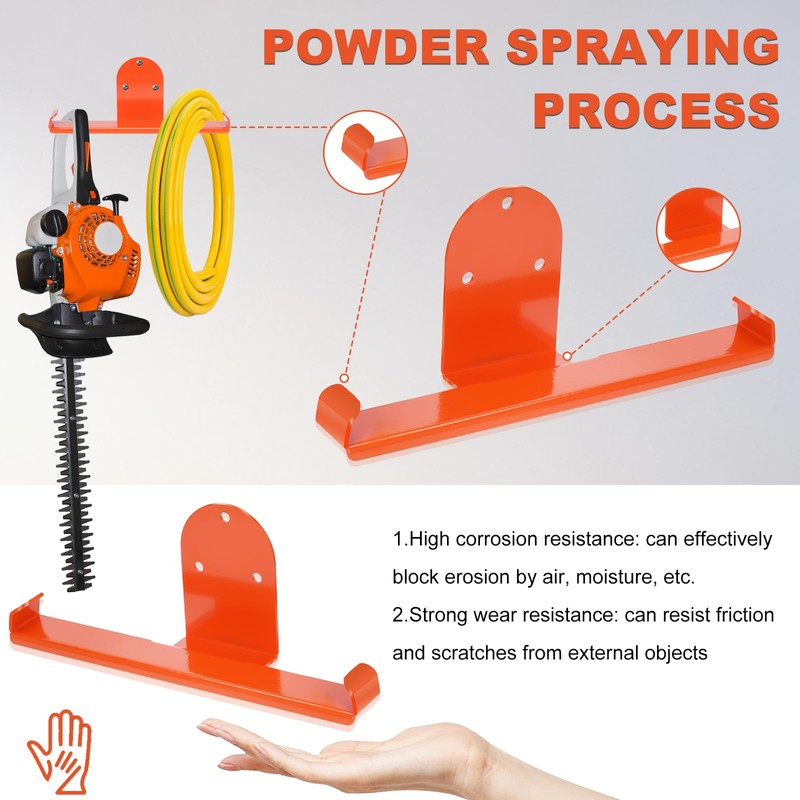 Mtanlo Heavy Duty Backpack Leaf Blower Hanger Wall Mount -