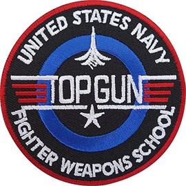 Top Guns Patches Embroidered Cloth Patch US Air Force Badge DIY Patch Trend Embroidery Cloth Patches Tactical Patches Ironing or Sewing Patches Embroidery Clothing Ripped Shoes and Hats Bags