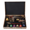 Feather Pen Set European Style British Retro Lacquer Stamp Dipped