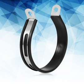 Motorcycle Exhaust Pipe Bracket, Fydun 11 cm Stainless Steel Exhaust Pipe Clip Silencer Pipe Hanger Bracket for Most Motorcycles, Popular