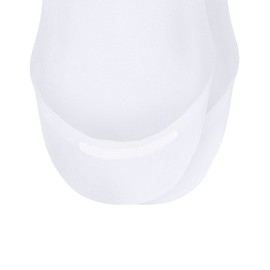 ESPRIT Women's Solid Low Double Pack W In Cotton No-Show Plain 2 Pairs Liner Socks, White 2000, 2.5-5