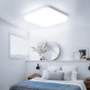EASY EAGLE LED Ceiling Light Square: 6500 K Ceiling Light