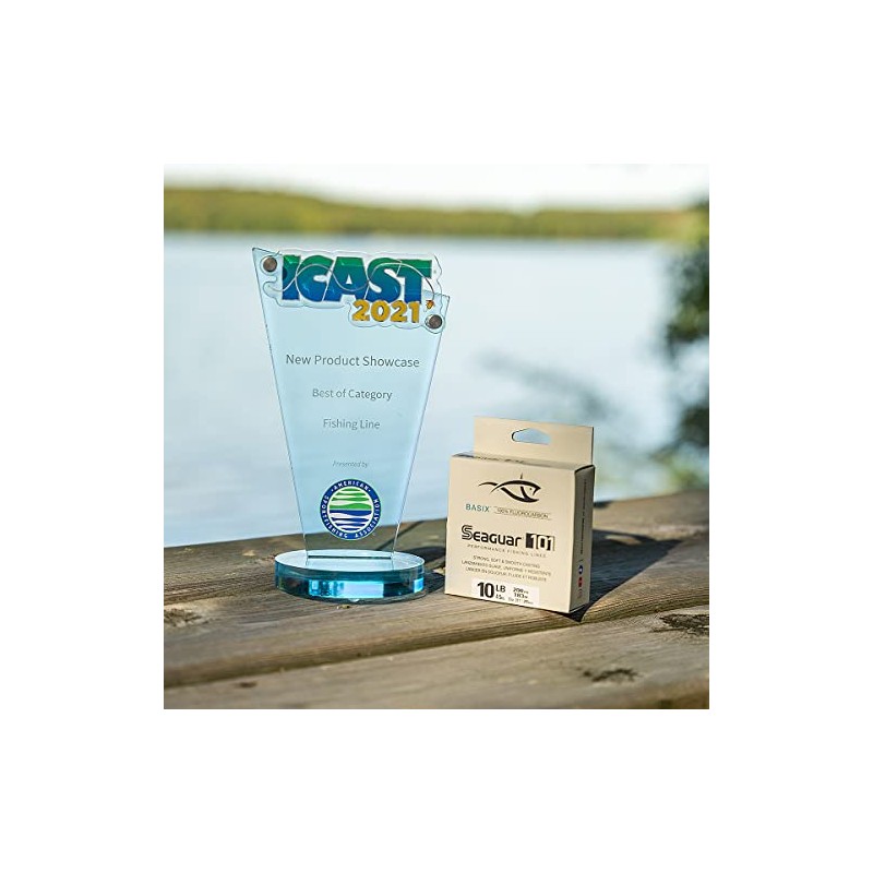 Seaguar101 Basix 100% Fluorocarbon 200 Yard Fishing Line (4-Pound), Clear