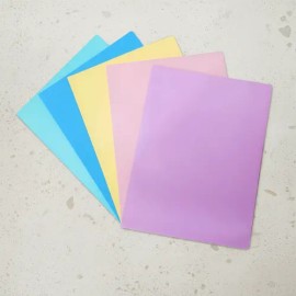 Pasta Para Engargolar Encuadernar Engargolado Pastel 50pz                                                                                             