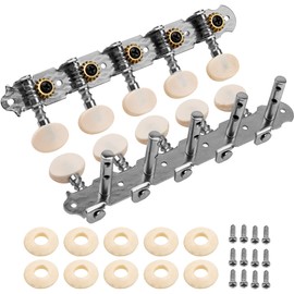 1Set Yootones 5R5L Guitar Tuning Pegs Tuners Machine Heads Tuning Keys Pegs 1:15 Compatible with 10 String Bajo Quinto Charango String Guitar