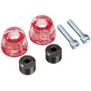 Kitaco 506-1153020 Clear Bar End Cap (Red) Super Cub 50