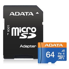 Adata AUSDX64GUICL10-RA1 Memoria Micro SD Clase 10, 64GB