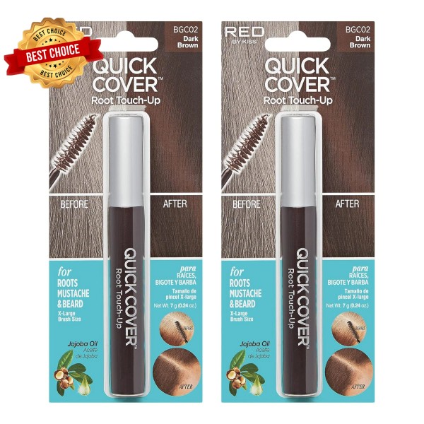 Quick Cover Root Touch up Rescue Dark Brown 2 Pack