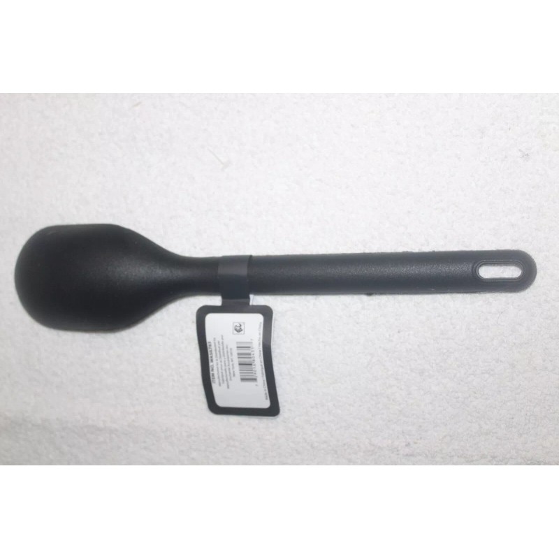 CWC 2 pc Black Silicone Spoon & Slotted Turner Set