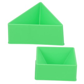 Ciieeo 2pcs Rice Dumpling Molds Rice-Pudding Molds Triangle Zonzi Mold