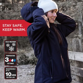 Radians Women's Standard Heated Apparel-Jackets, Black