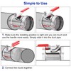 PATIKIL HVAC Duct Manual Volume Backdraft Damper, 3 Inch, 2