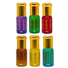 bonballoon Natural Perfume Oud Al Mubakhar Perfumes Musk Arabian Alcohol Free Attar Arabic Fragrance Oriental Scent Oil Roll In Bottle (0.1 oz / 3 ml عود المبخر)